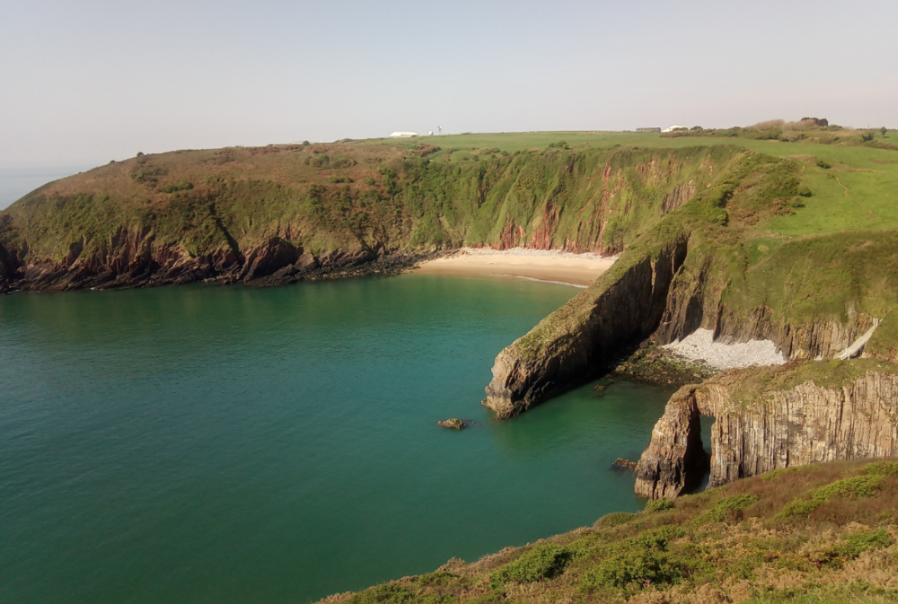 Yoga and sea swimming sessions in Pembrokeshire