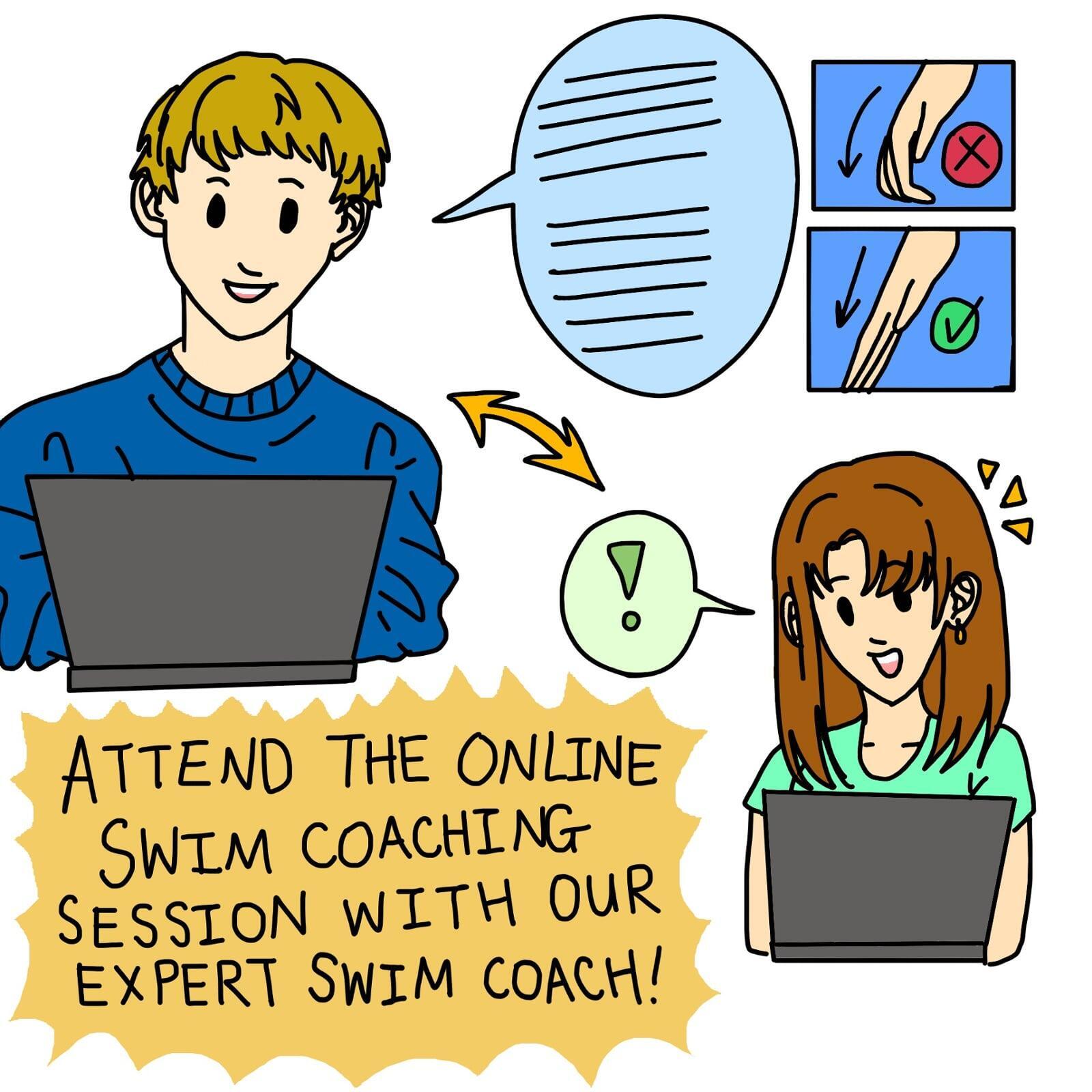 Attend online swim coaching sessions with Swim Pembokeshire We Sea Swim