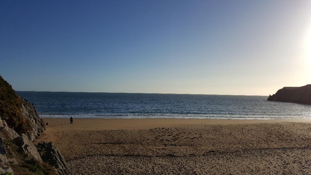 Discover sea swimming at Barafundle Bay Pembrokeshire