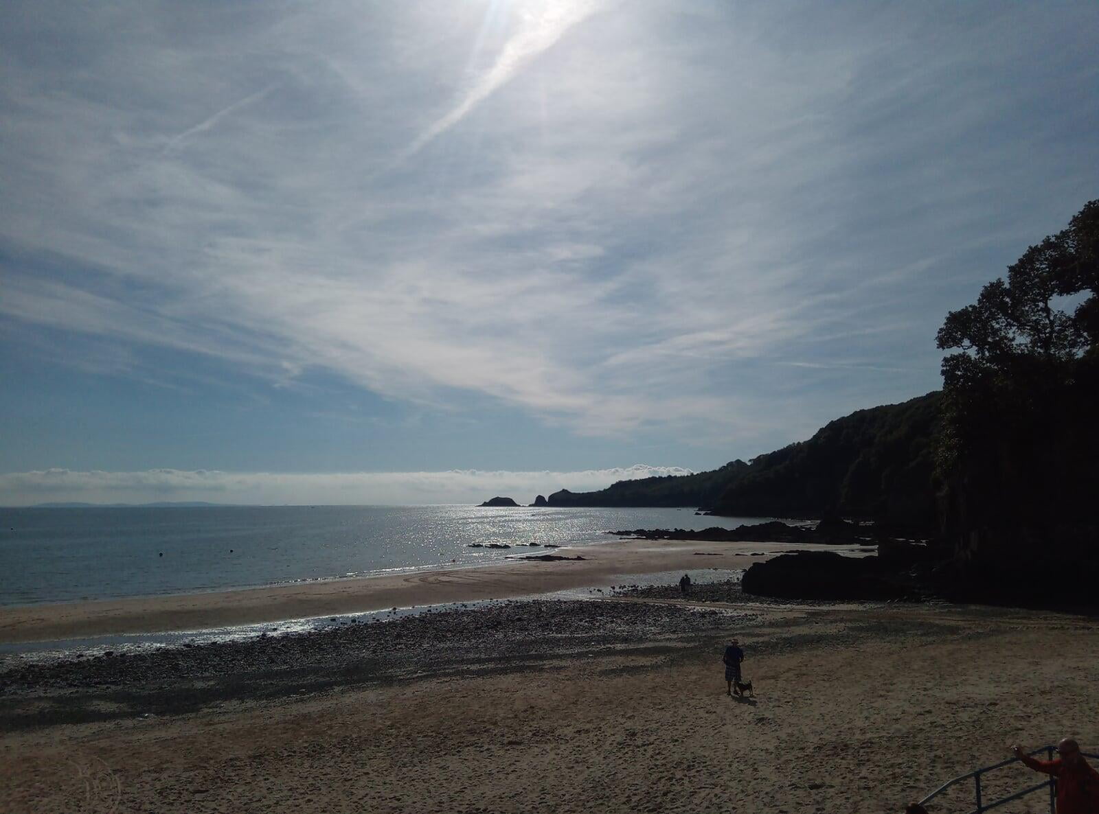 Sea swimming in Saundersfoot UK is safe and great for novices