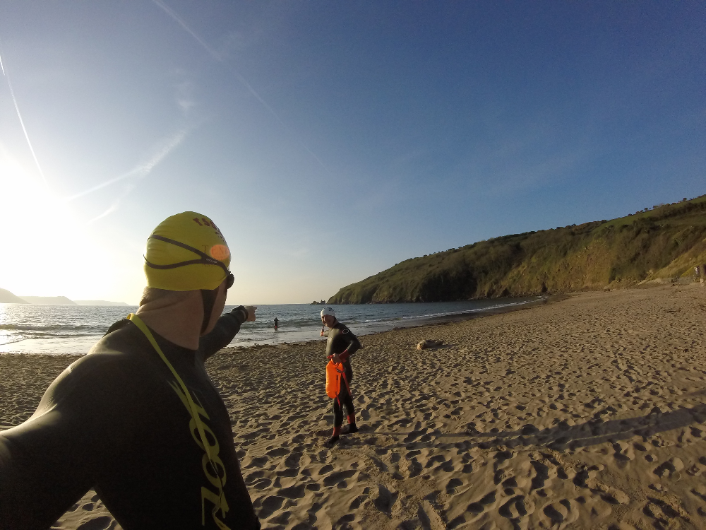 Open water swim coaching Pembrokeshire