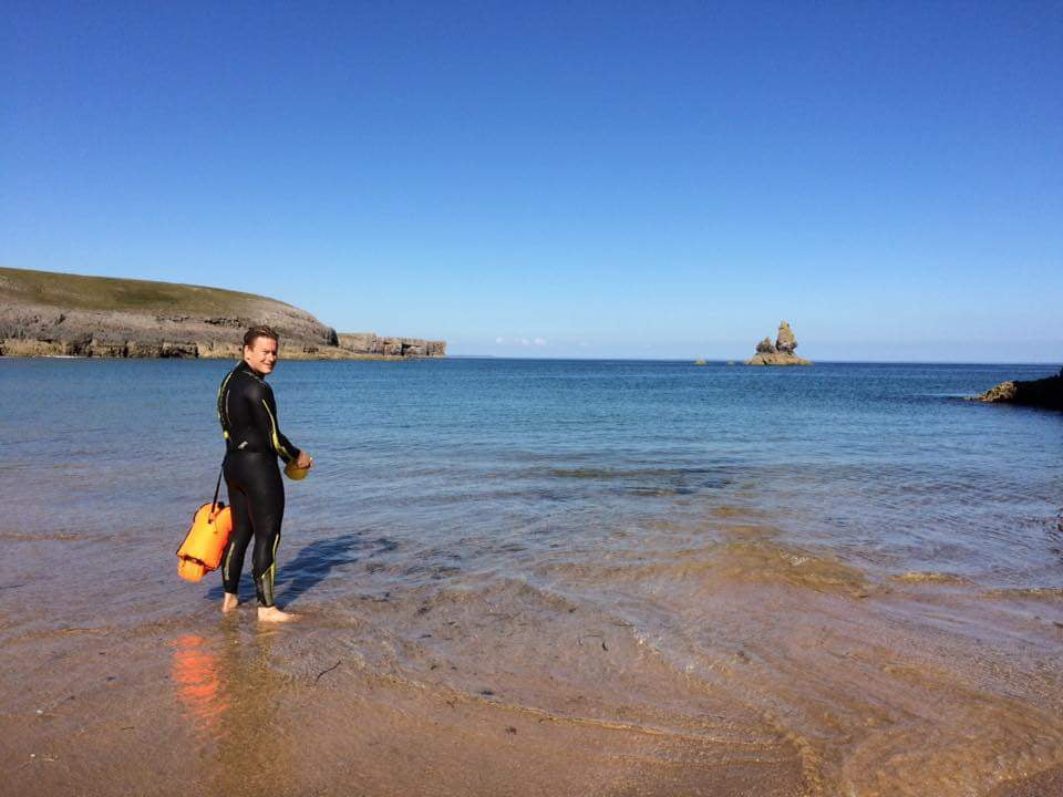 Open water swim coaching in Pembrokshire