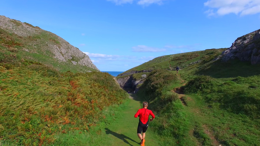 Guided swimrunning sessions in Pembrokeshire