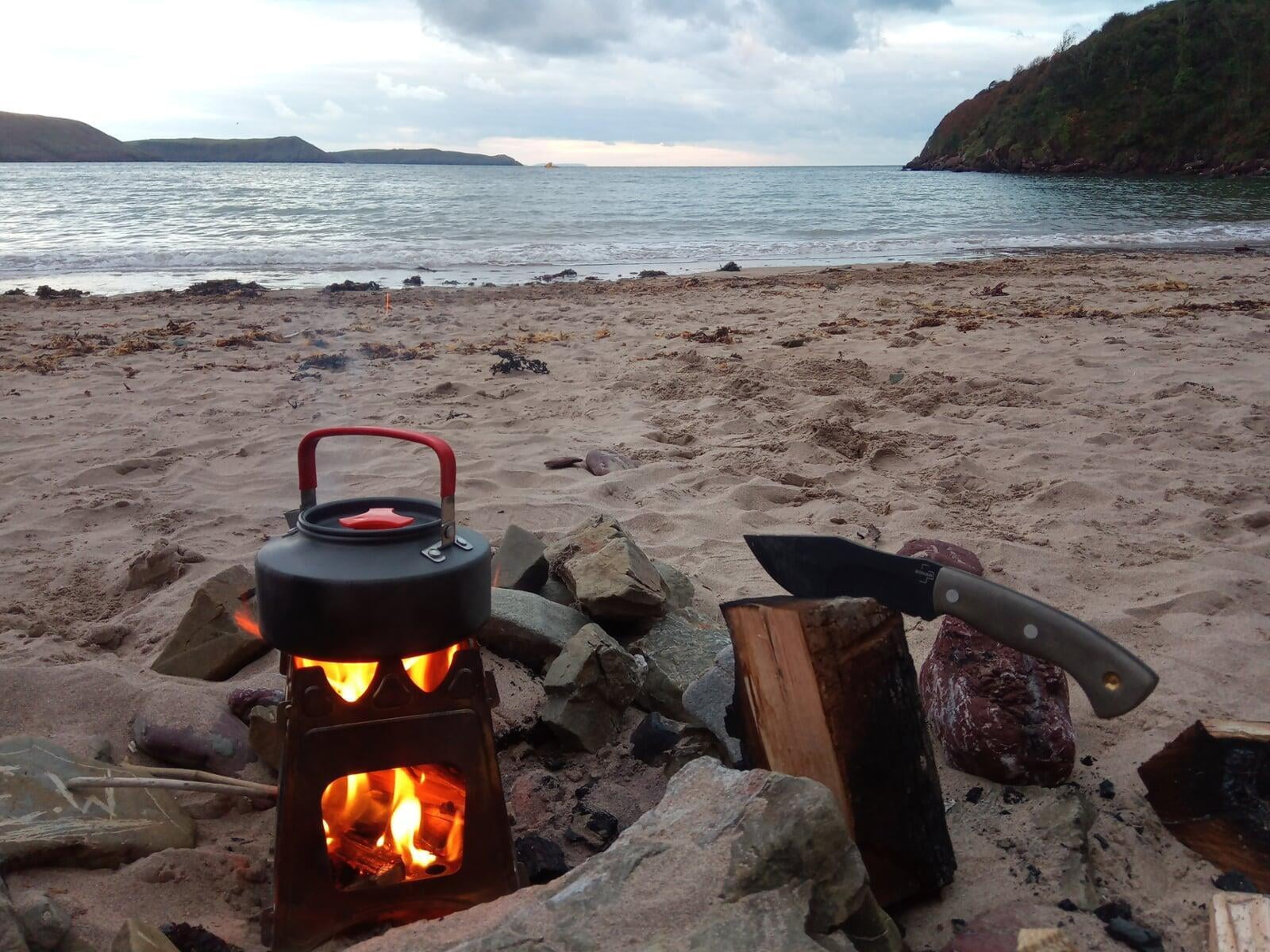 Swim and hike in the beautiful county of Pembrokeshire in Wales