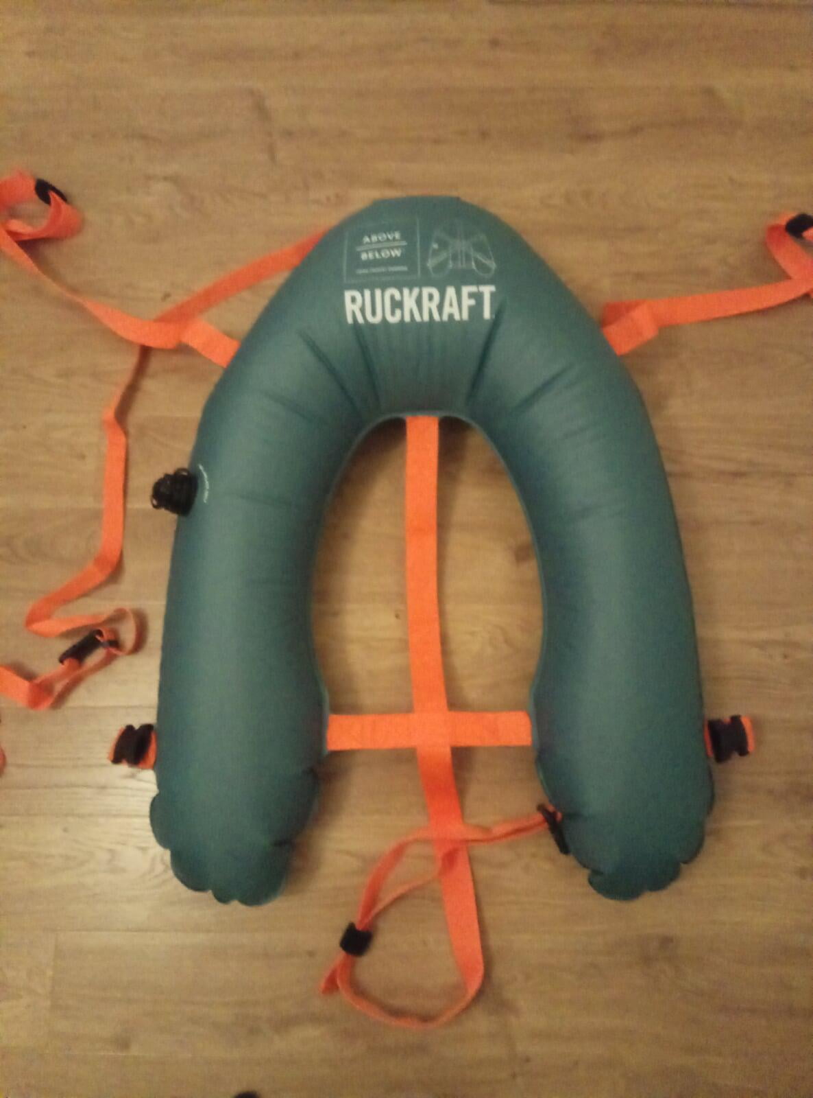 The RuckRaft is a swim trekking tow float from Above Below