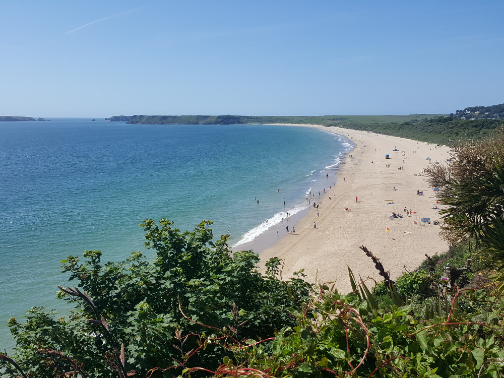 Sea swimming Tenby