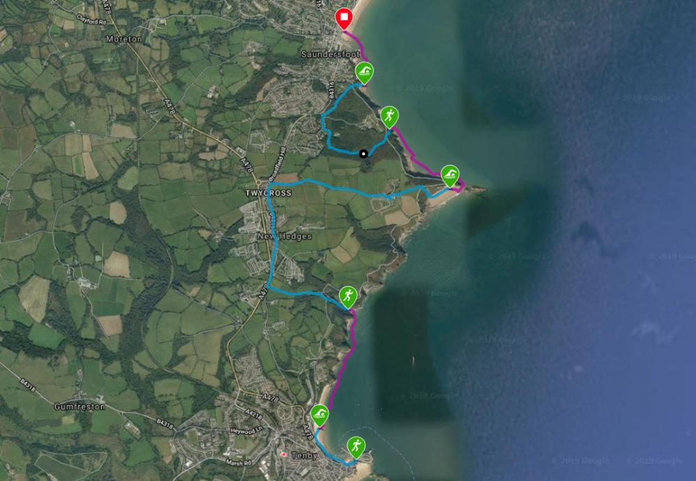 Tenfoot Swimrun Route Report