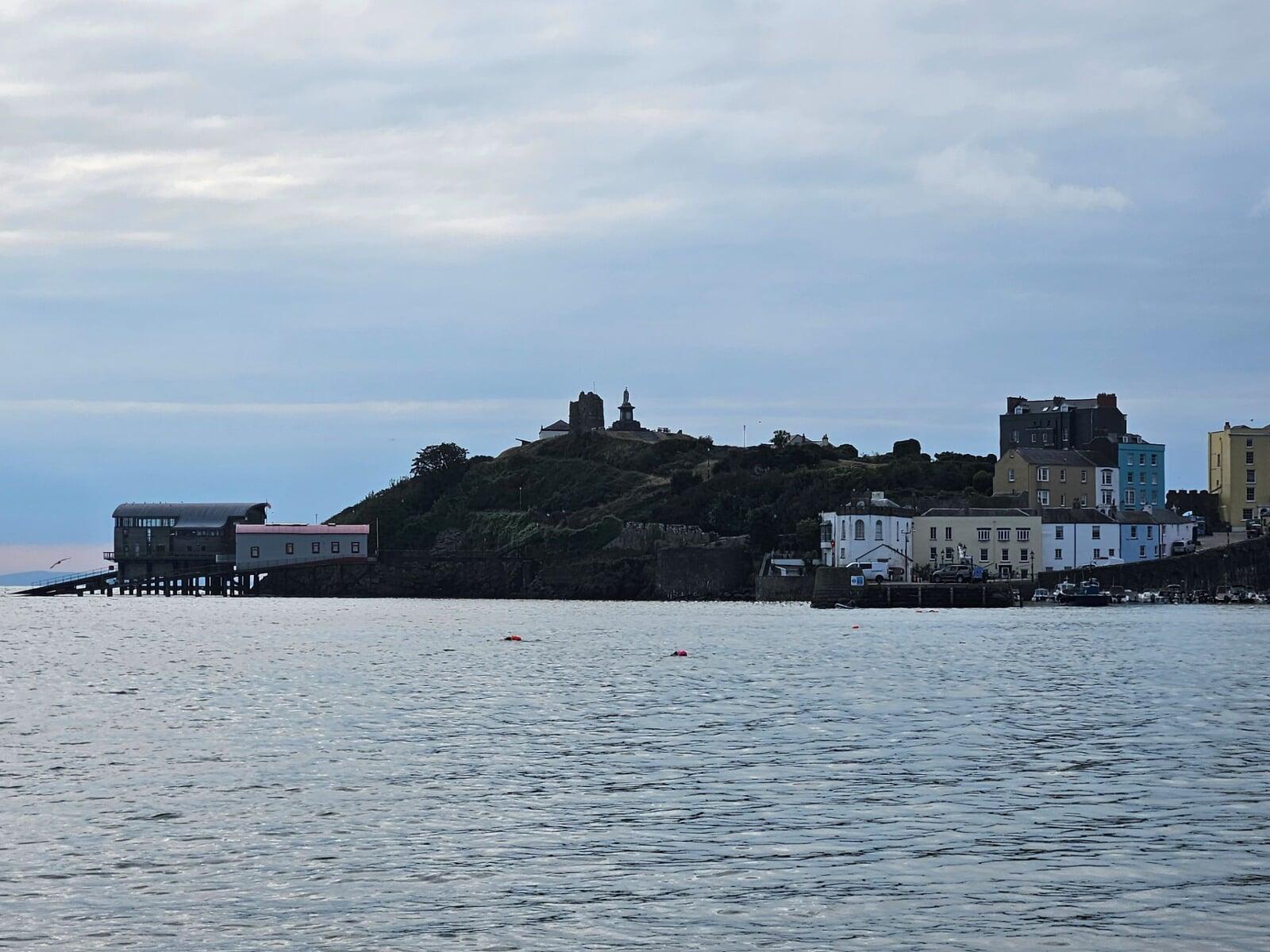 Ironman Wales swim route - sighting on leg one