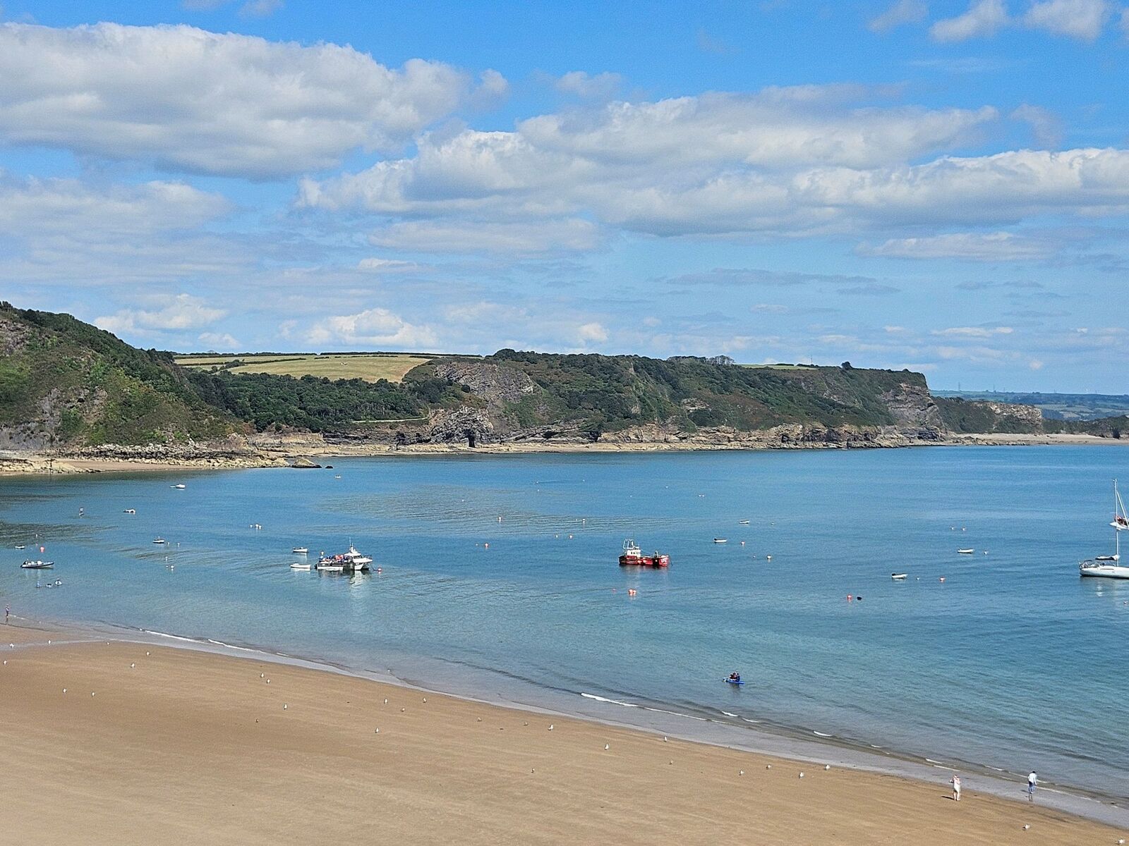 Sighting on the Ironman Wales swim route